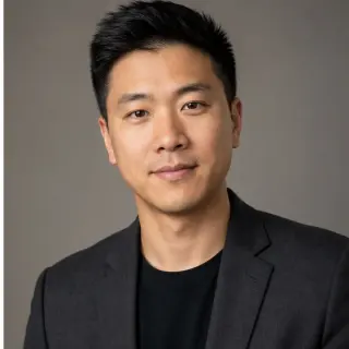 Modern startup headshot after AI headshot generation